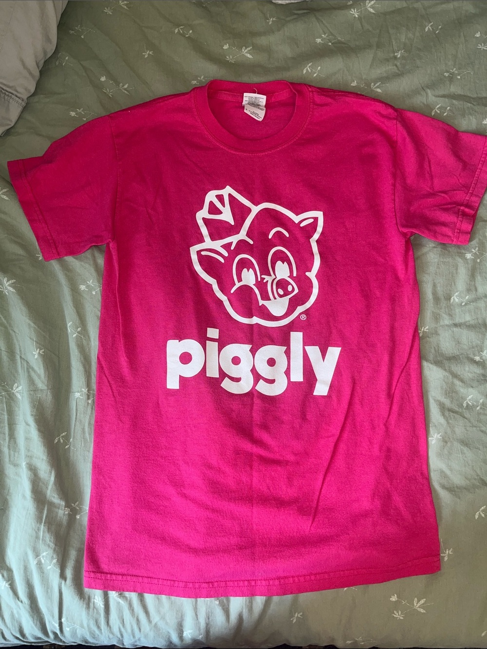Women's Short-Sleeve Logo Tee in Bright Pink